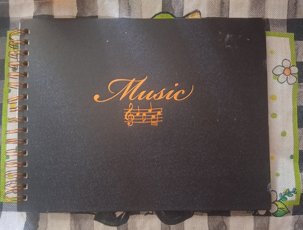 Piccadilly Spiral-Bound Music Manuscript Staff Paper Notebook