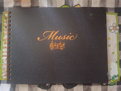 Piccadilly Spiral-Bound Music Manuscript Staff Paper Notebook