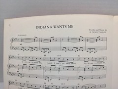Indiana Wants Me Sheet Music R. Dean Taylor Piano Vocal 70s Folk Pop F2V