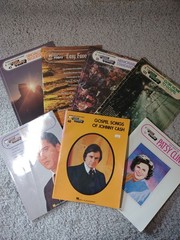 Vintage EZ Play Today Sheet Music Lot of 7 Song Books Elvis, Johnny Cash, Patsy