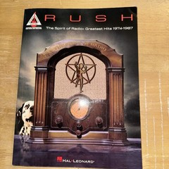 RUSH The Spirit Of Radio: Greatest Hits 1974 1987 Bass Guitar Tab Songbook G1