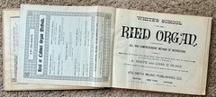 White&rsquo;s School For The Reed Organ Music / HC book 1875 / G.A. White & C.D. Blake