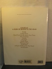 Coldplay – A Rush of Blood to the Head Piano/Vocal/Guitar Artist Songbook