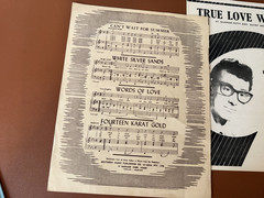 PREMIUM LOT OF 3 SHEET MUSIC BUDDY HOLLY RITCHIE VALENS-7370