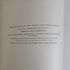 1893 Antique Opera Score: Puccini Manon Lescaut Ricordi Italy Vocal Piano