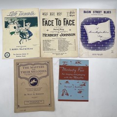 10 Antique Sheet Music 1930’s Art Music Song Litho Waltz Piano Hymn Blues