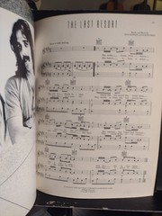 EAGLES Songbook HOTEL CALIFORNIA Piano Guitar Vocal Color Photos 1977 Very Good