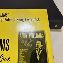 Andy Williams Book 2 Wonderful World of Song Robbins Music Guitar Chords 1965