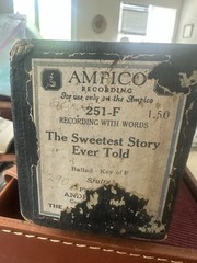 Ampico Player Piano Rolls – The Sweetest Story Ever Told & At Dawning – 1920s