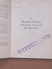 VTG 1929 The Music Hour Third Book Dedicated to Theodore Thomas HC McConathy USA