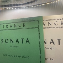 Vintage International Music Franck Sonata A Major Violin Piano Sheet Music USA