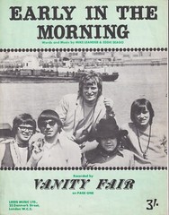 Early In The Morning – Vanity Fair – 1969 Sheet Music