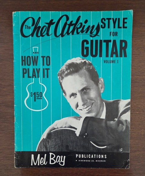 1952 Chet Atkins Style For Guitar Volume 1 Vintage Songbook Sheet Music Mel Bay