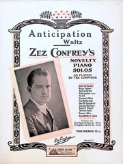 Anticipation Sheet Music Advanced Piano Solo Novelty Waltz Zez Confrey 1924