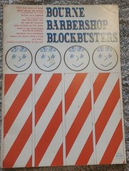 Bourne Barbershop Blockbusters~Bourne Co~1970~Quartet~Songs Sheet Music~