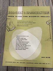 Rodgers & Hammerstein Show Tunes Baldwin Organ Songbook 1957