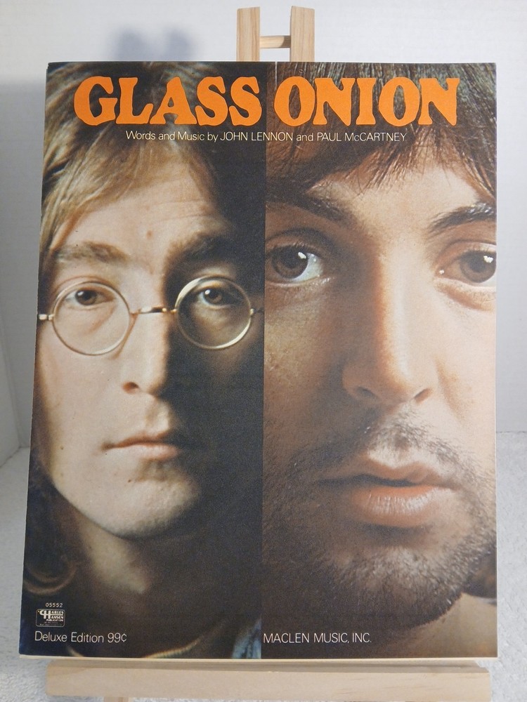 The Beatles  »Glass Onion » Deluxe Edition Sheet Music (1968) – Pristine