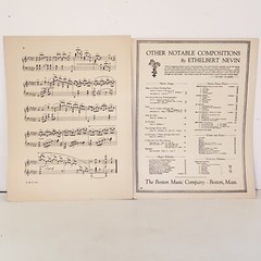 Antique 1892 Shepherds All and Maidens Fair Piano Solo Sheet Music