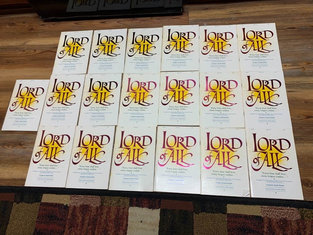 19 lot total Lord Of All 1989 (each 84 pages) bible songbook