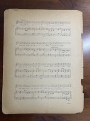 Say You’ll Be My Lady , Dinahdo Antique Sheet Music WW1 Era 1901 Large Format