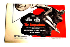 Mr. Imperium Movie Poster Big Band Sheet Music Book for 11 Instruments 1951