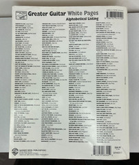 Vintage 2003 Greater Guitar White Pages Guitar Tab Transcriptions 230 Songs