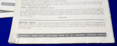 Vtg Armed Forces Song Folio Sheet Music Song Book & Lyric Sheet lot of 3