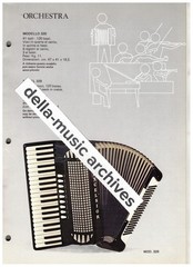 EXCELSIOR ACCORDION 1960&rsquo;s/70&rsquo;s FULL COLOR CATALOG FROM ITALY *RARE NOS