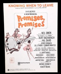 Vintage Promises Promises Sheet Music Lot Of 3 Bacharach David 1968 Broadway Mus