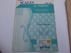 LOT OF4 MUSIC SHEETS BOOKS FOR STRINGS VIOLIN BASS VIOLA CELLO PIANO SCALES SET