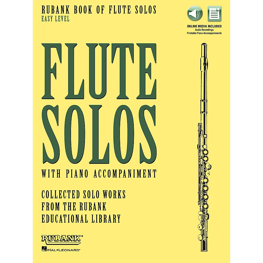 Rubank Book of Flute Solos – Easy Level Softcover Media Online