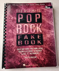 Ultimate Pop Rock Fake Book 1955-late 90s 600+ Songs 3rd Edition