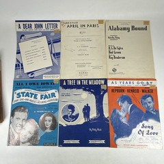 Vintage 1920&rsquo;s-1950&rsquo;s Large Sheet Music Lot Of 115 (2)