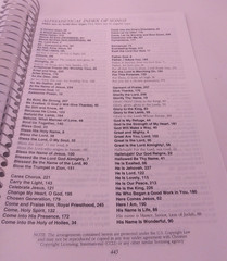 Songs For Praise And Worship Singers Edition Wire Bound Song Book. (BKBR)