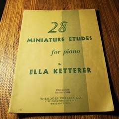 Ella Ketterer 28 Miniature Etudes Sheet Music Piano Theodore Presser