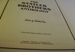 The Statler Brothers Anthology Book 1983 – Cherry Lane Music Co. – Vintage