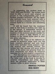 VINTAGE – THE EASY WAY TO PLAY JIVE, JAZZ & SWING – 1944 Piano Instruction Book