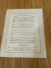 RARE! Antique! Stay Down Here Where You Belong By Irving Berlin Sheet Music (B7)