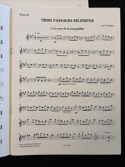 Guitar Trio Sheet Music – Levesque Trois Paysages Selenites – 3 Guitars DZ3869