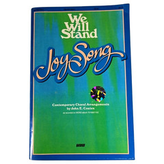 We Will Stand Joy Song Choral Book SATB Piano Coates Word &rsquo;84 Christian Songbook