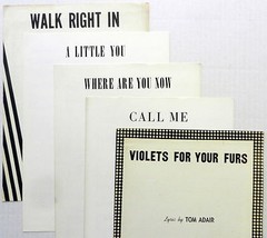 Lot Of (25) Various TWENTIETH CENTURY Sheet Music POP AC EASY Listening #1