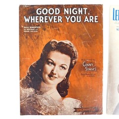 Vintage Sheet Music Lot 6 lbs. 1940&rsquo;s Wall Art Decor Amazing Graphics Framable