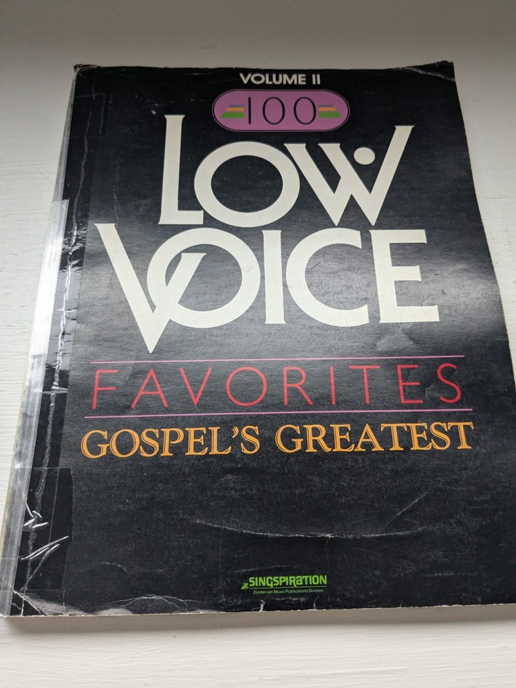 100 Low Voice Favorites: Gospel’s Greatest Vol II, Singspiration 1986