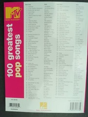 Hal Leonard 100 Greatest Pop Songs Mint/New