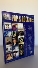 2011 Greatest Pop Rock Hits Piano Vocal Guitar Songbook Sheet Music Alfred