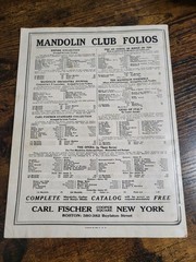 1909 sheet music song book GEMS OF ITALY Italian violin mandolin piano guitar