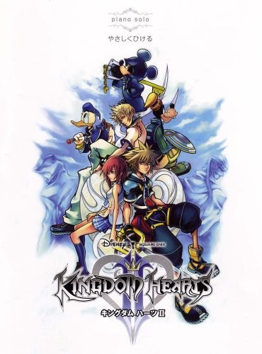 Kingdom Hearts Ii · Solo Piano Collections Score Art Music Book Japanese