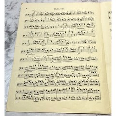 Goltermann Op 65 Concerto No IV in G Violincello and Piano Vintage Sheet Music