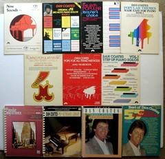 Lot of 11 Dan Coates Songbooks for Easy to Advanced Piano, Vintage/Newer