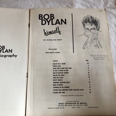 Bob Dylan Himself 1965 Songbook His Words / His Music 32 pages His Early Music